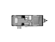 2022 Heartland Prowler 212RD Travel Trailer at Springdale RV Center STOCK# 507836 Floor plan Image
